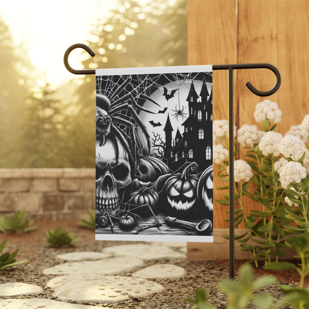Halloween Garden Banner: Elevate Your Outdoor Space with Spooky Charm