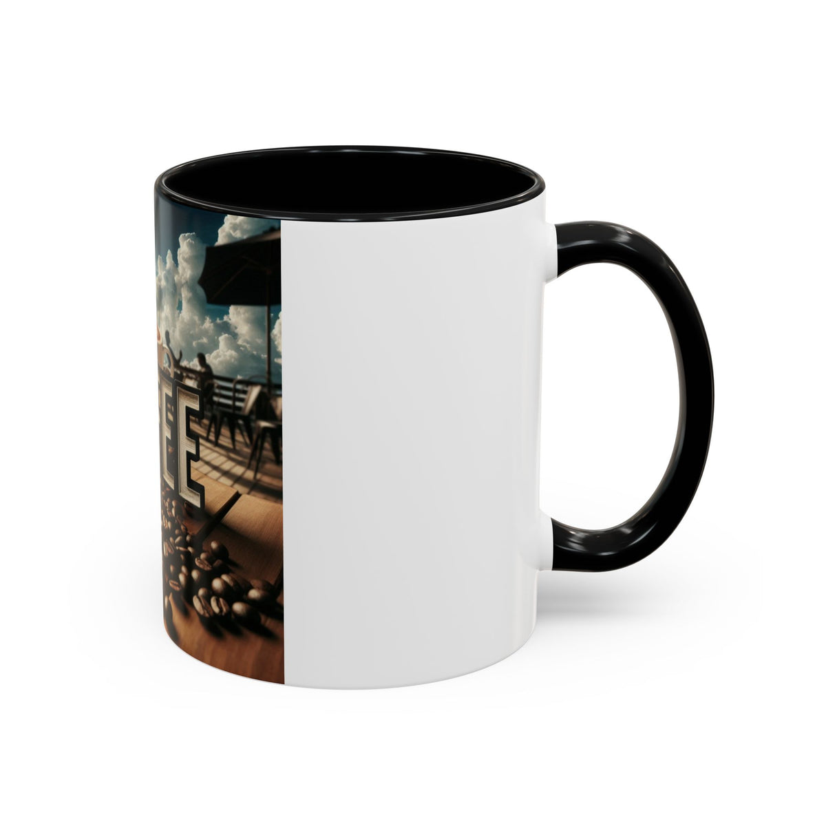 Coffee Beans Accent Coffee Mug (11, 15oz) - OLM Store