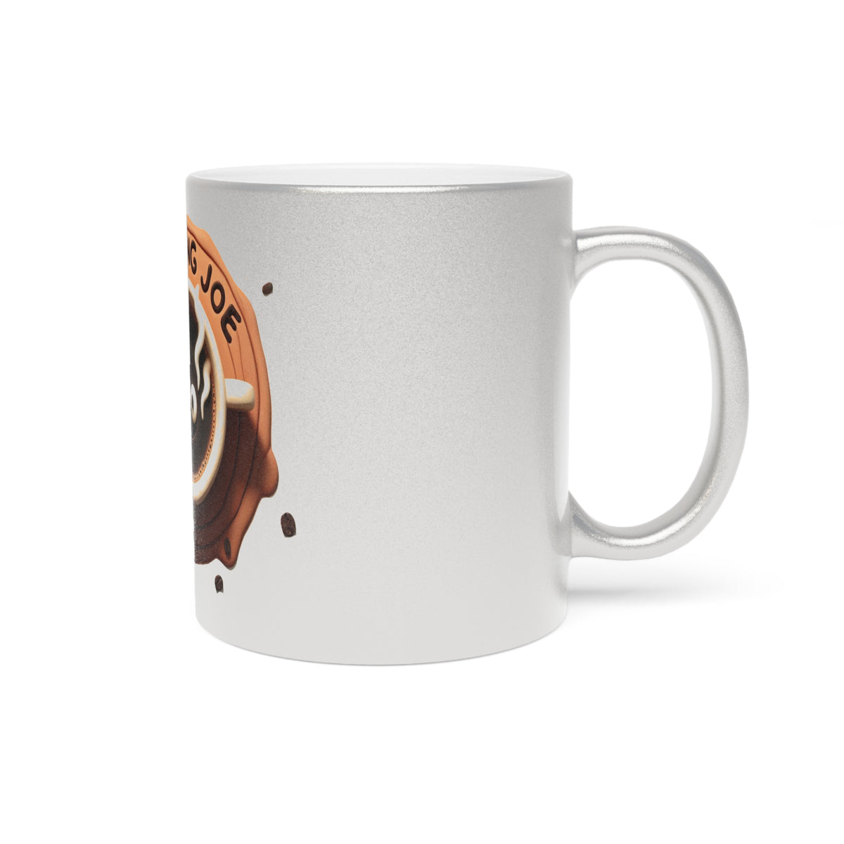 Elevate Your Experience with Our Elegant Metallic Coffee Mug