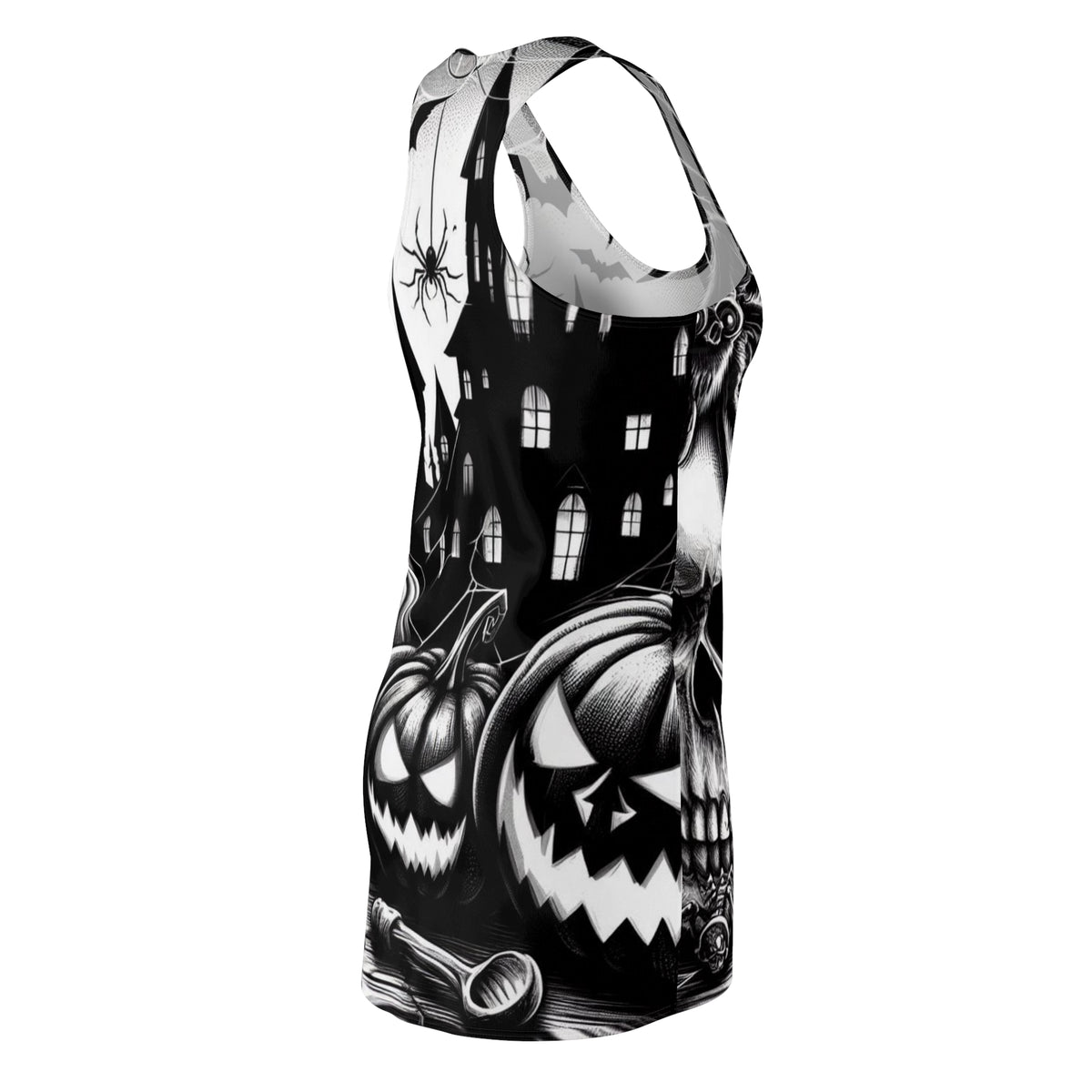 Chic Women's Racerback Halloween Dress – Your Go-To for Effortless Style and Festive Fun