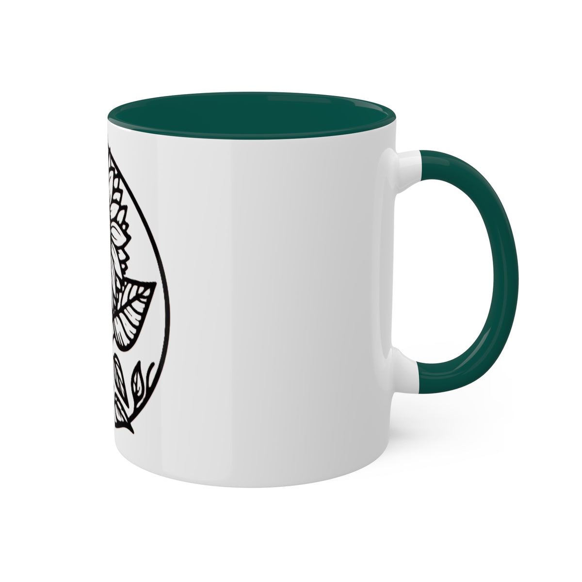 Brighten Your Mornings with Our White Sunflower Coffee Mug