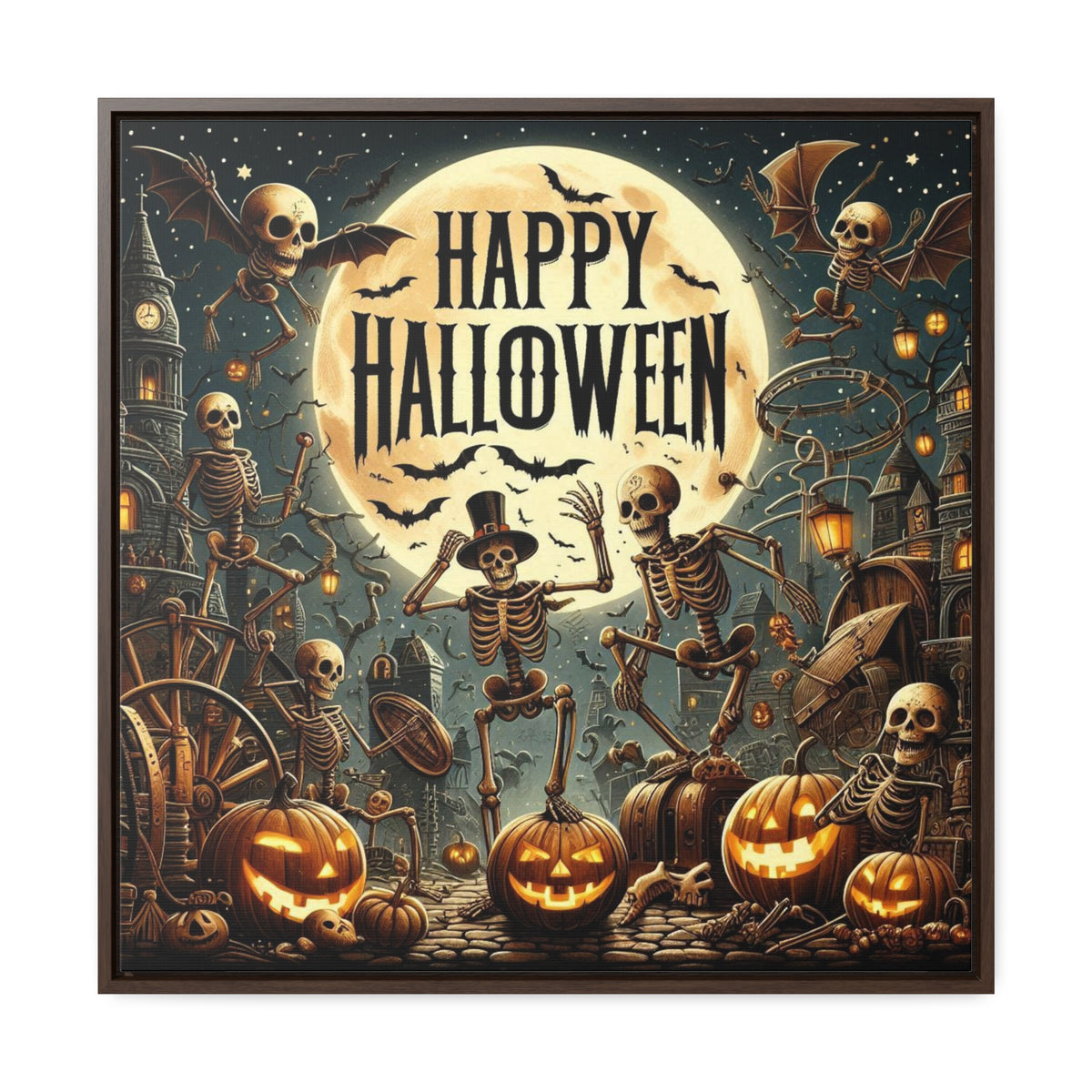 Elevate Your Décor with Square Framed Gallery Canvas Wraps
