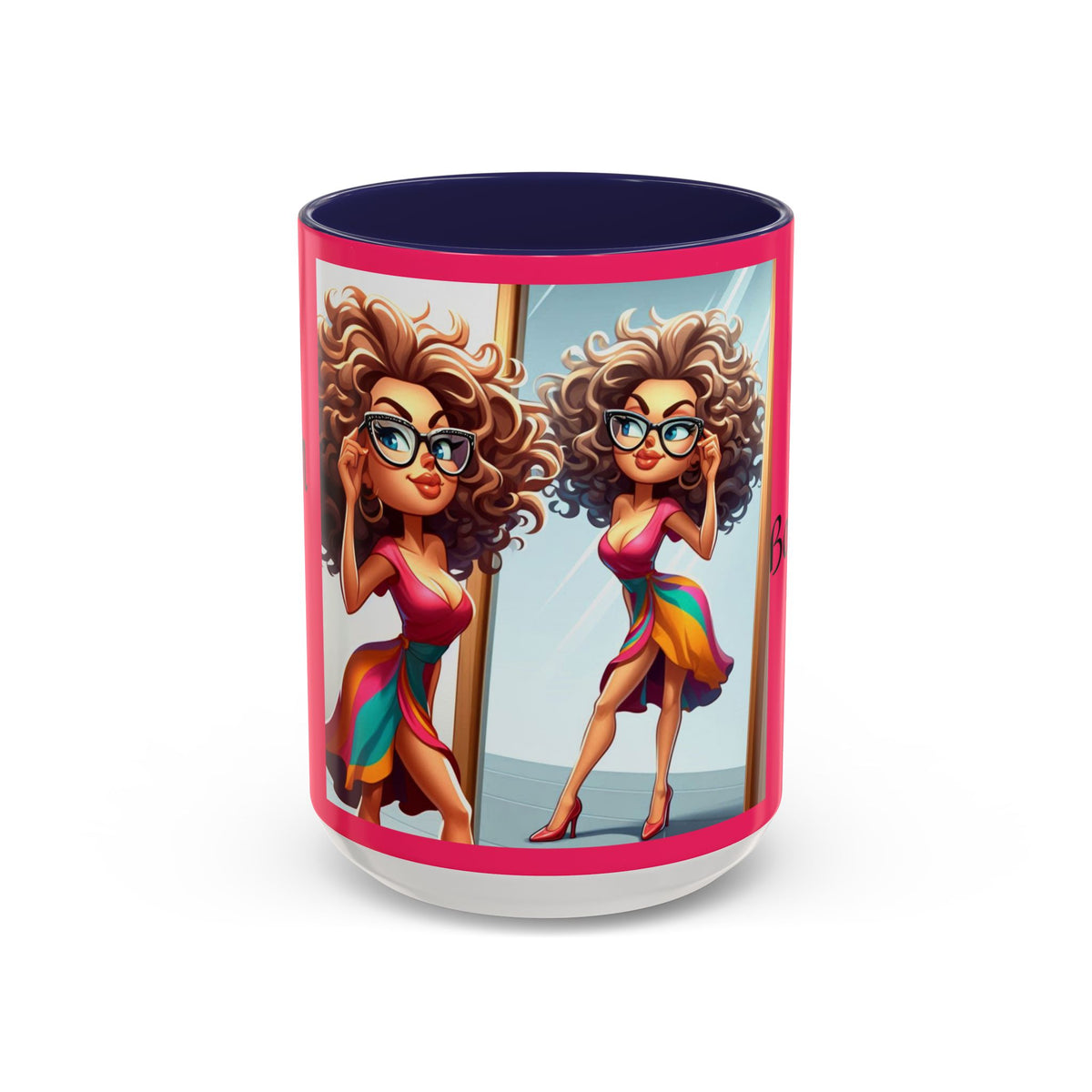 "I Am Beautiful" Accent Coffee Mug (11, 15oz) - OLM Store