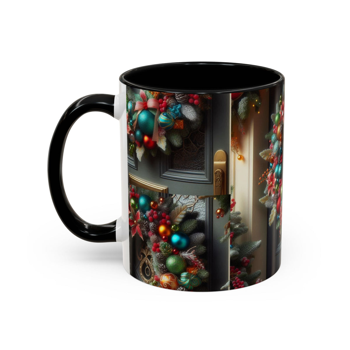 Christmas Wreath Coffee Mug – Sip the Holiday Spirit in Style!