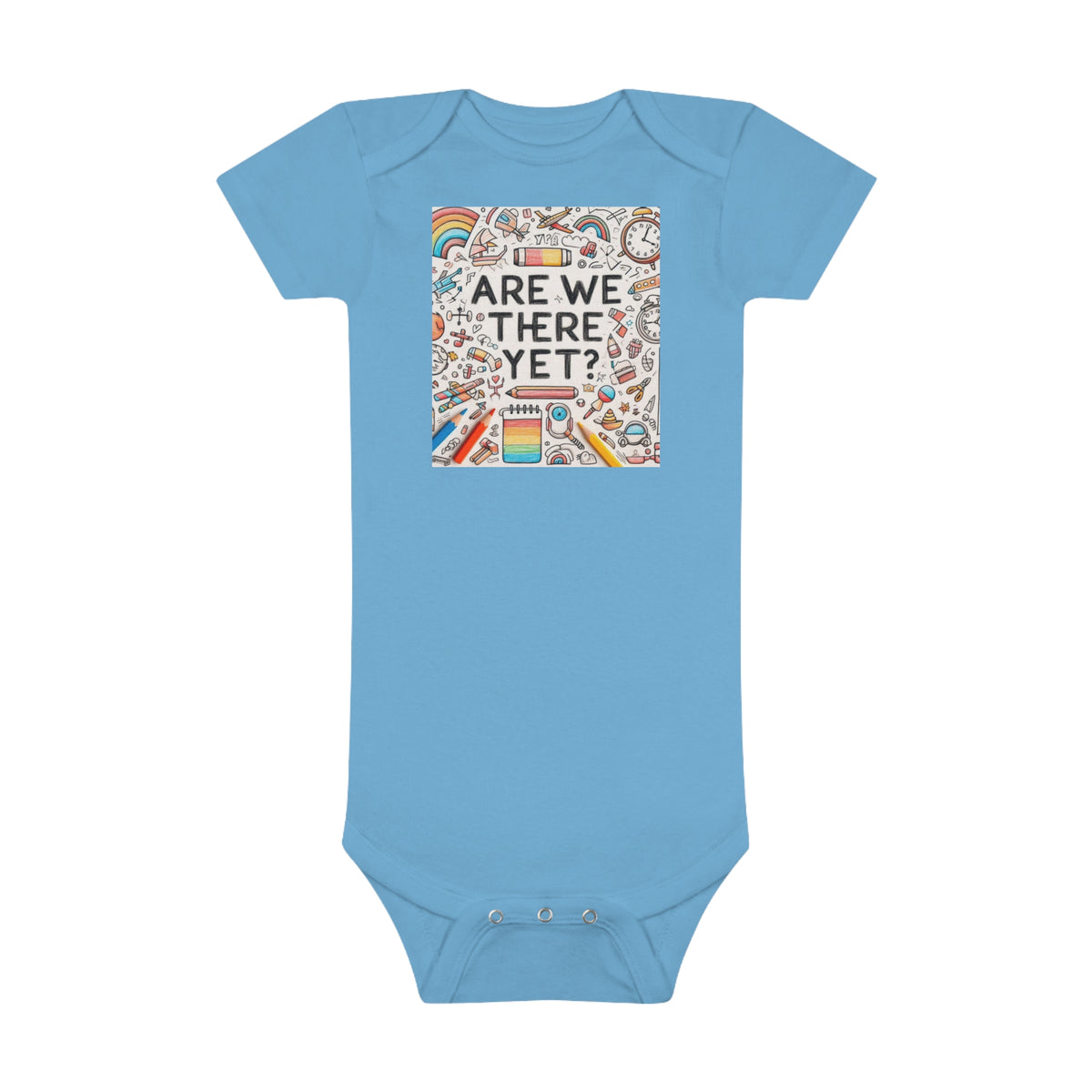 “Are We There Yet?” Baby Short Sleeve Onesie® - OLM Store