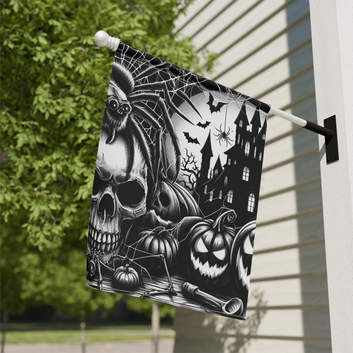 Halloween Garden Banner: Elevate Your Outdoor Space with Spooky Charm