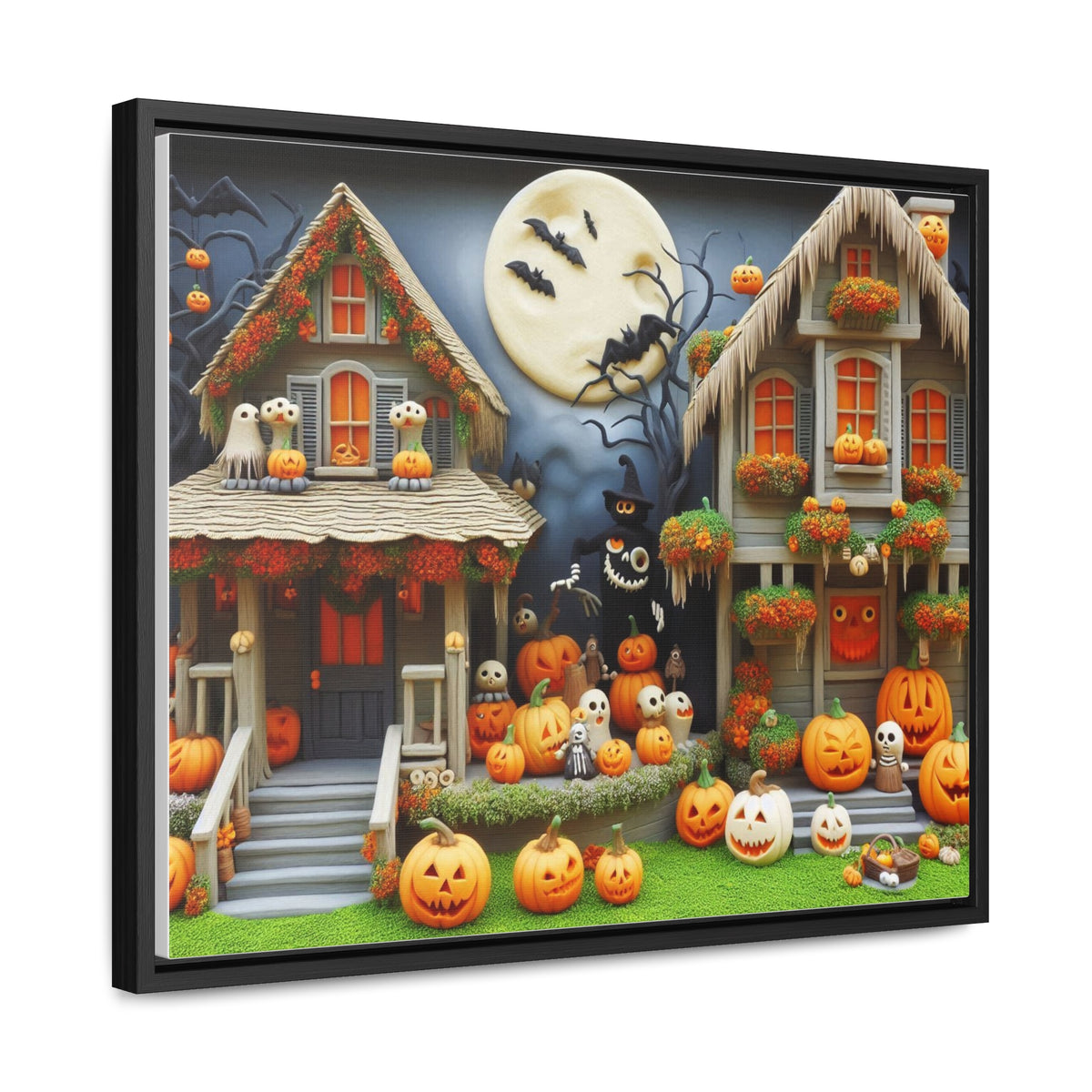 Enchanting Canvas Art for Halloween - Horizontal Gallery Wraps