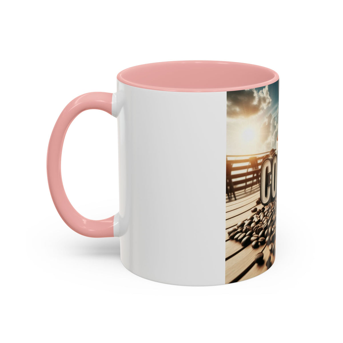 Coffee Beans Accent Coffee Mug (11, 15oz) - OLM Store