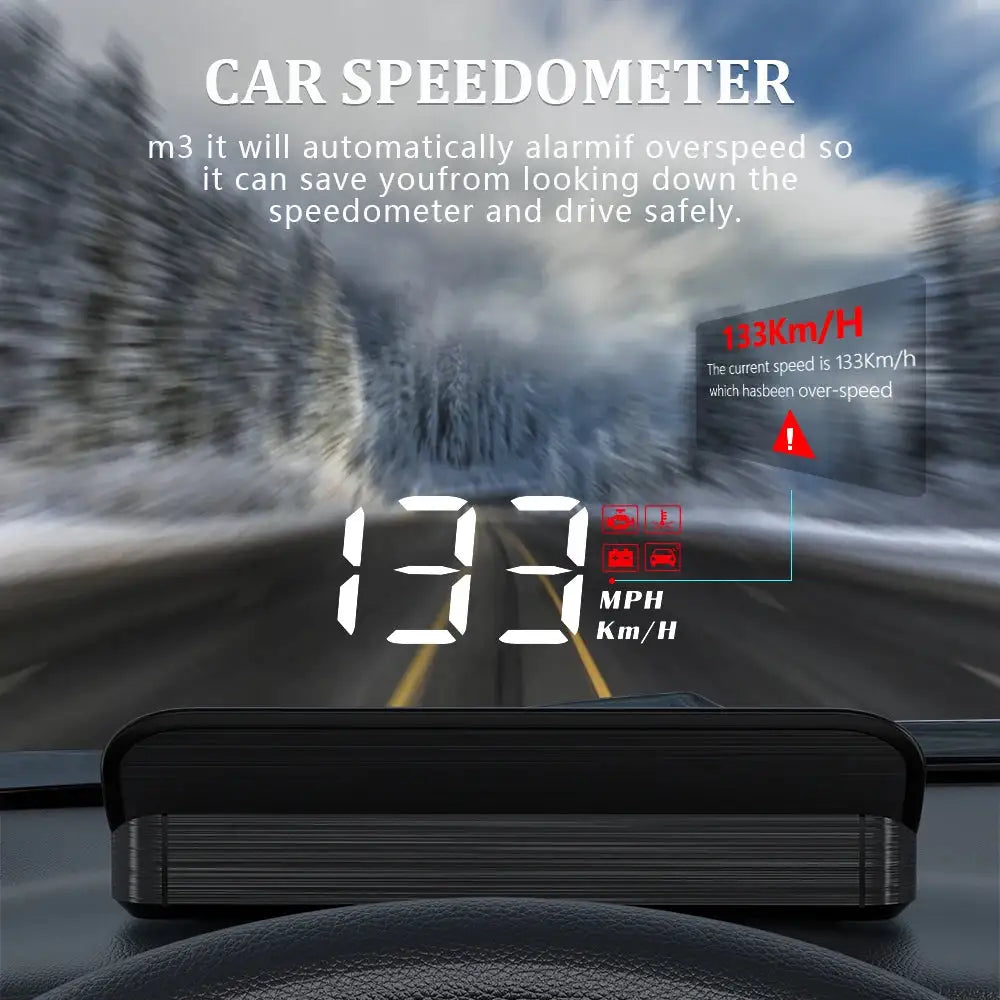 Stay Safe and Smart: Digital Speedometer Windshield Projector for Enhanced Driving