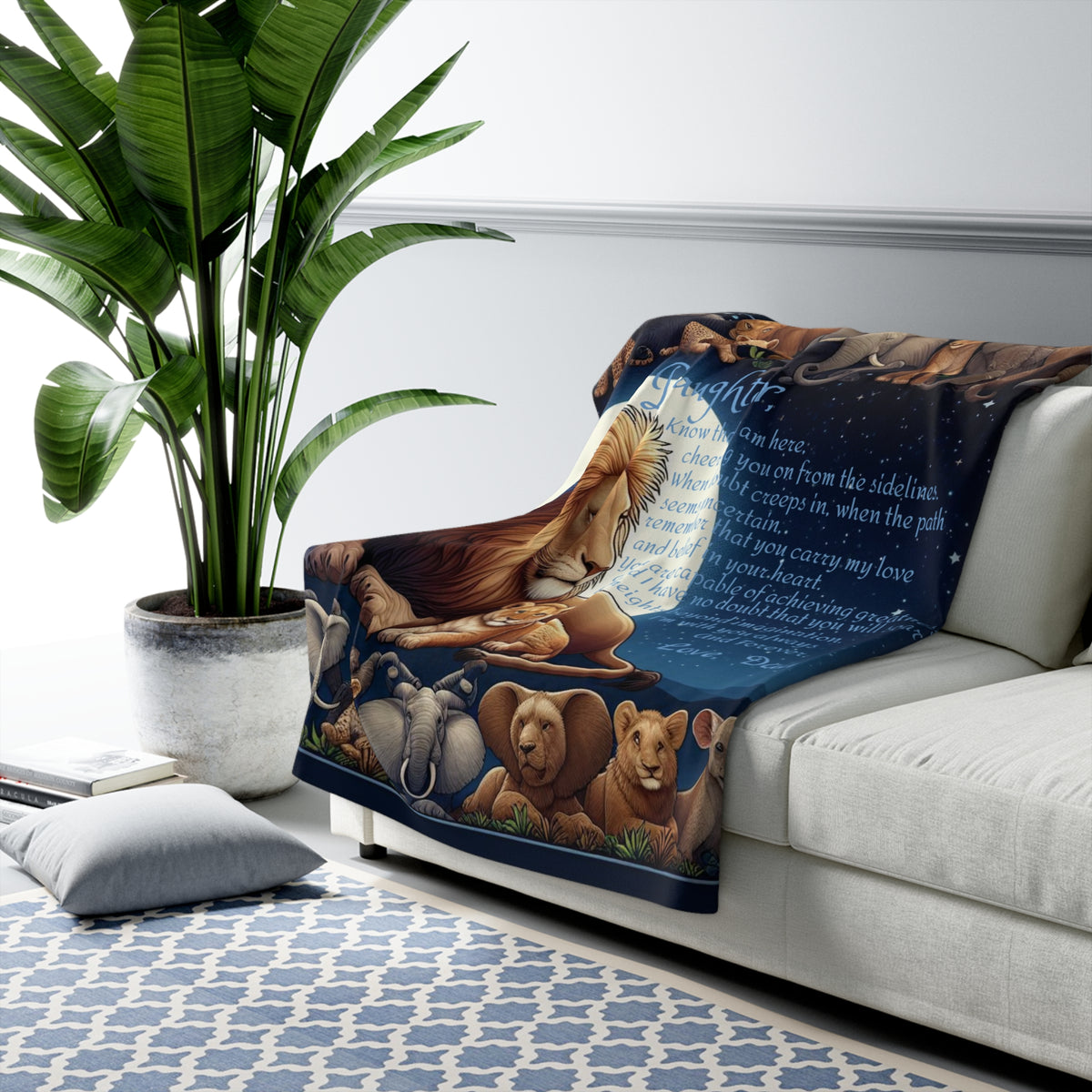 "Cheering You On" Sherpa Fleece Blanket - OLM Store