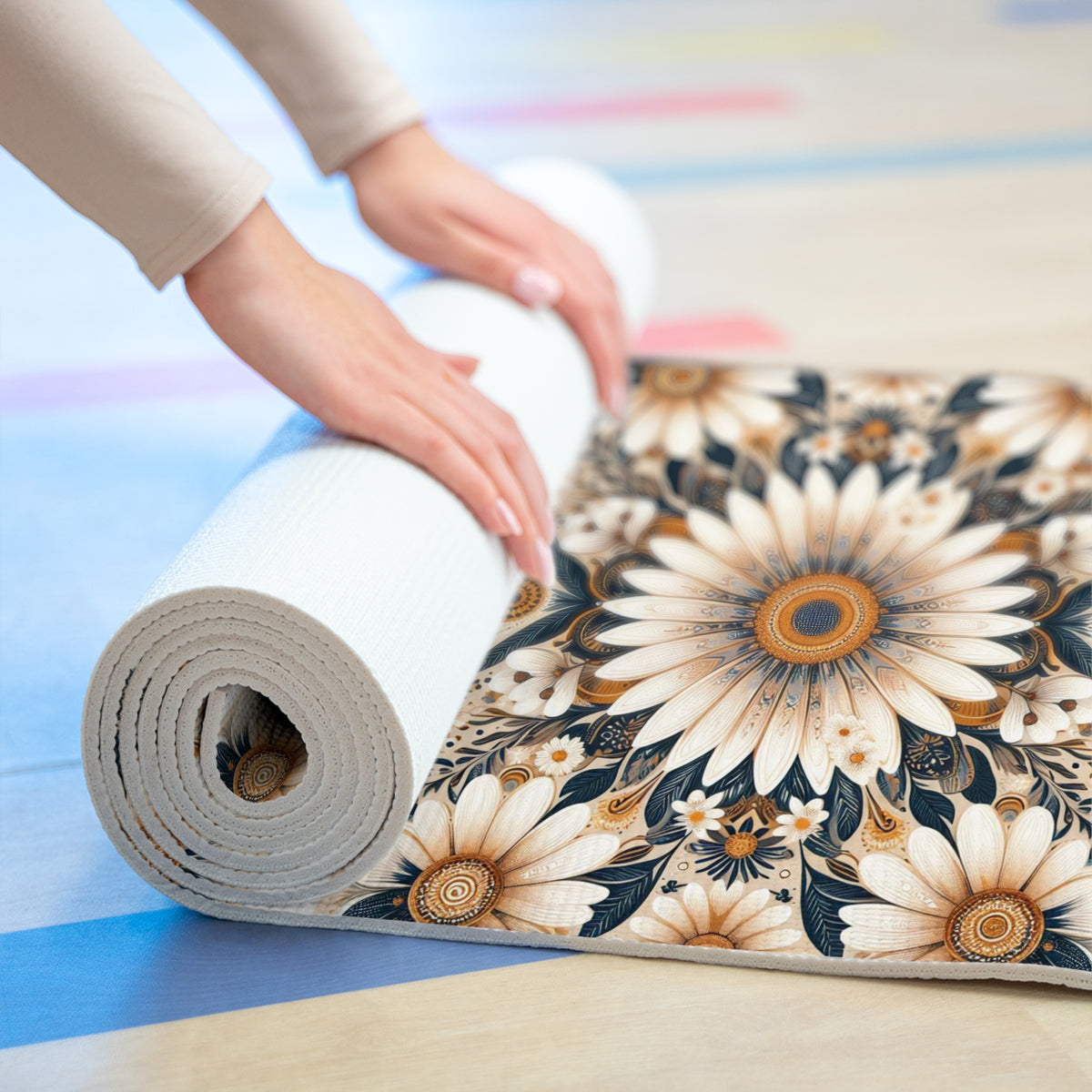 Foam Wild Daisy Yoga Mat - OLM Store