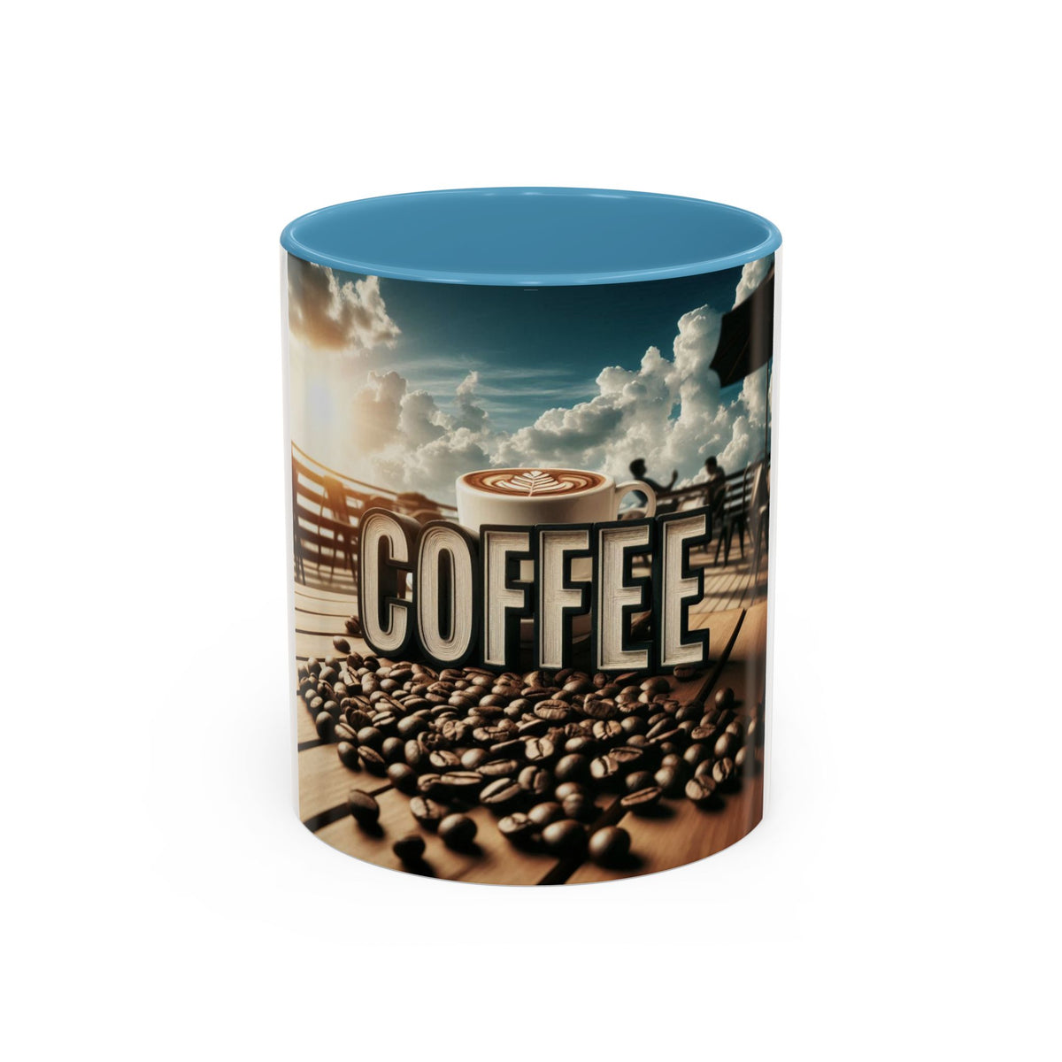 Coffee Beans Accent Coffee Mug (11, 15oz) - OLM Store
