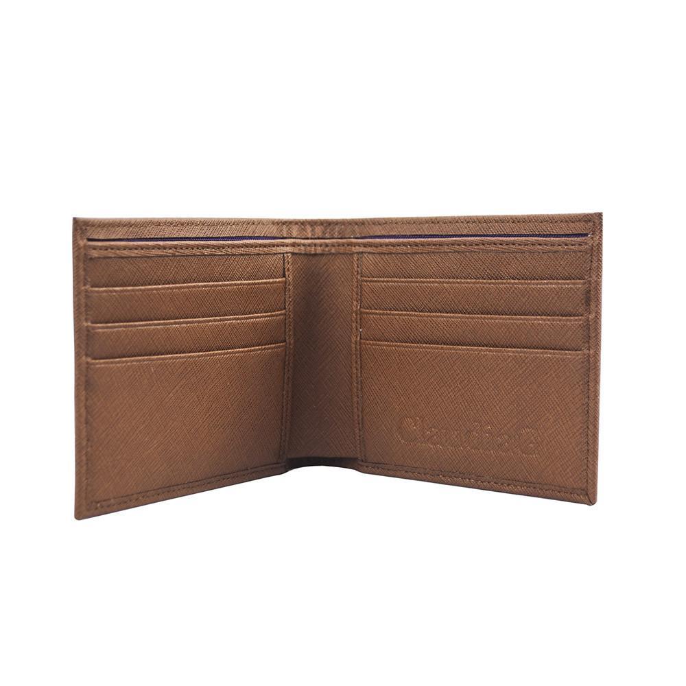 ClaudiaG Men’s Leather Wallet with 6 Card Pockets
