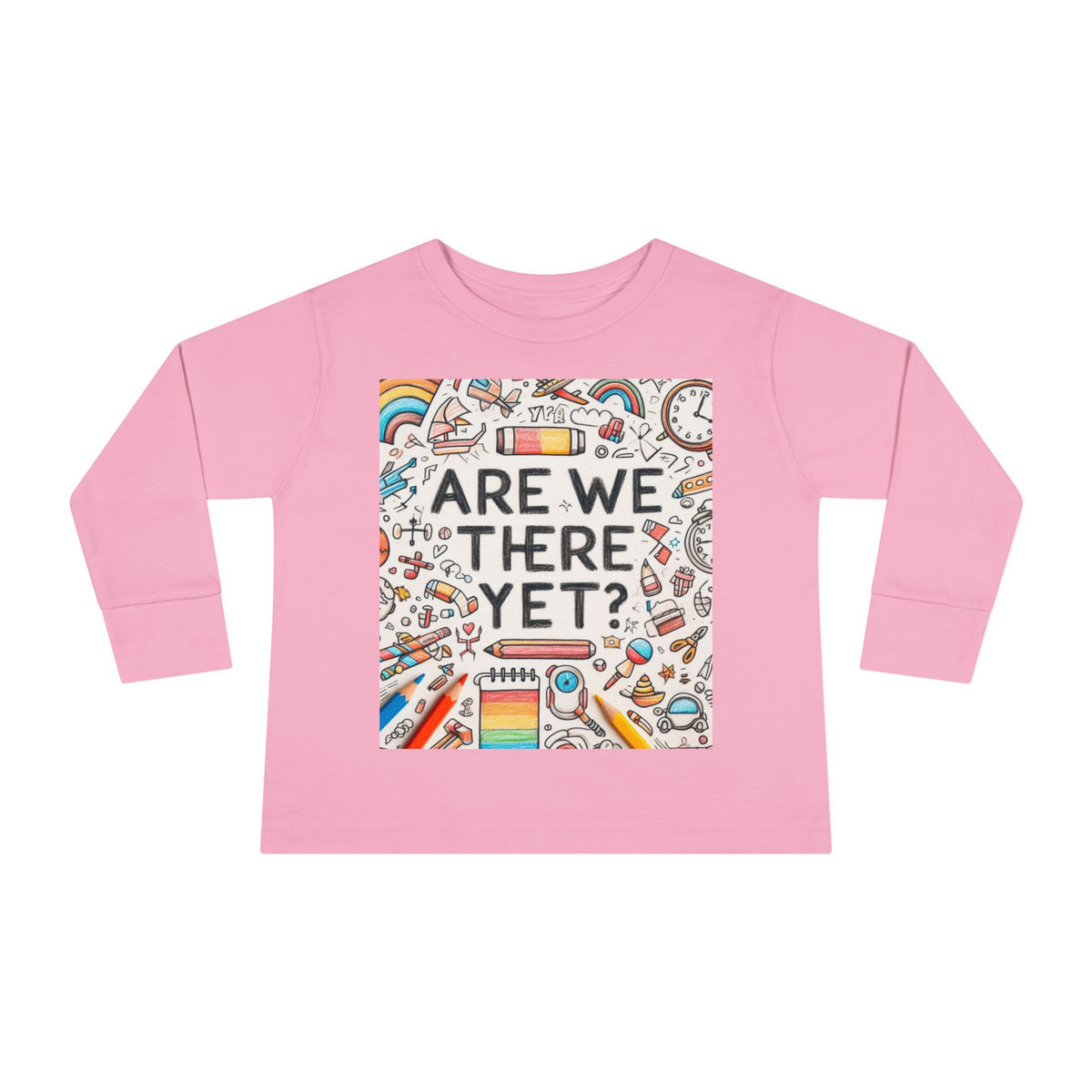 “Are We There Yet?” Toddler Long Sleeve Tee - OLM Store