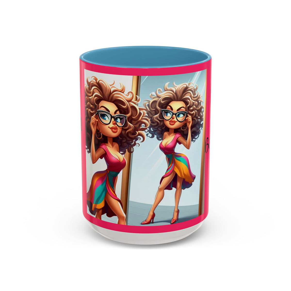 "I Am Beautiful" Accent Coffee Mug (11, 15oz) - OLM Store