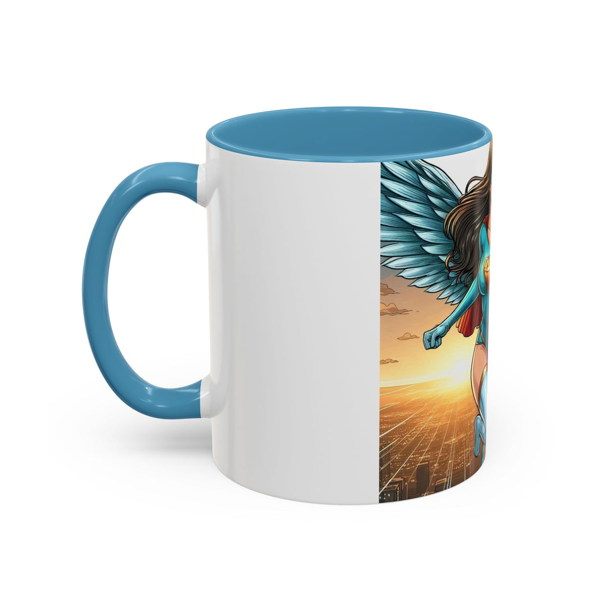 Empower Your Morning with the Aquila Diamond Superhero Mug