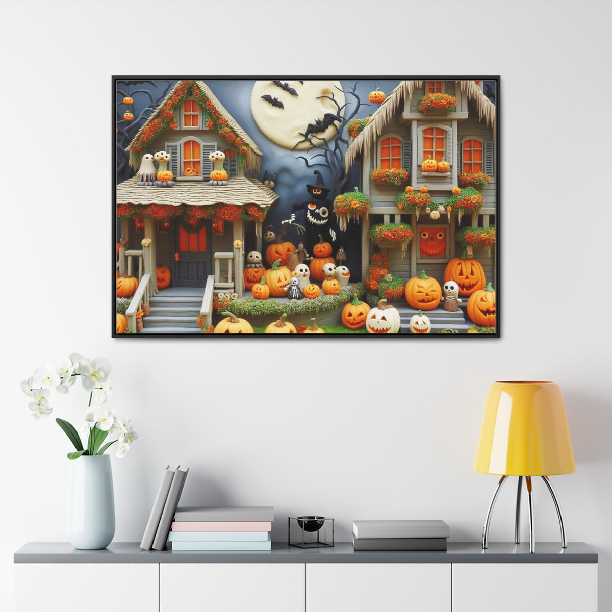 Enchanting Canvas Art for Halloween - Horizontal Gallery Wraps
