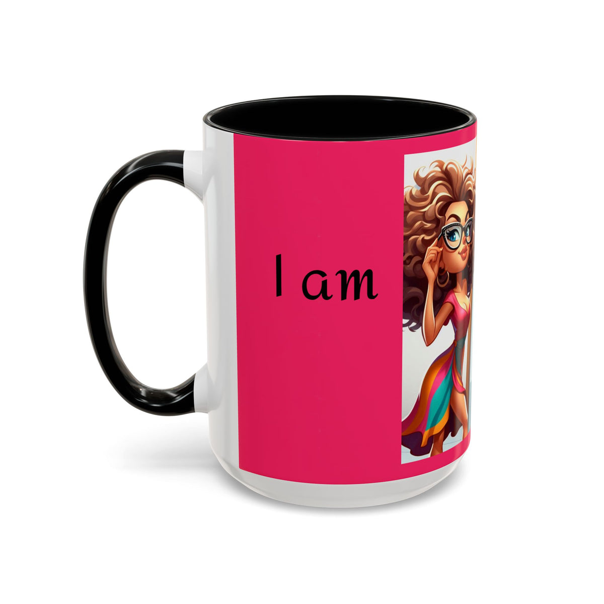 "I Am Beautiful" Accent Coffee Mug (11, 15oz) - OLM Store