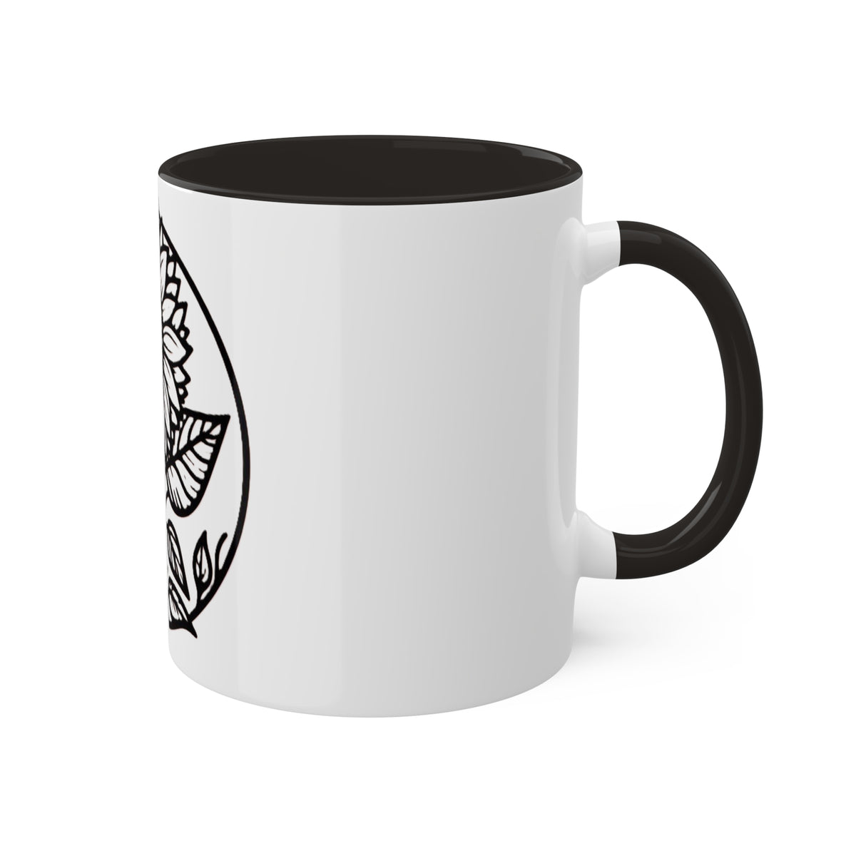 Brighten Your Mornings with Our White Sunflower Coffee Mug
