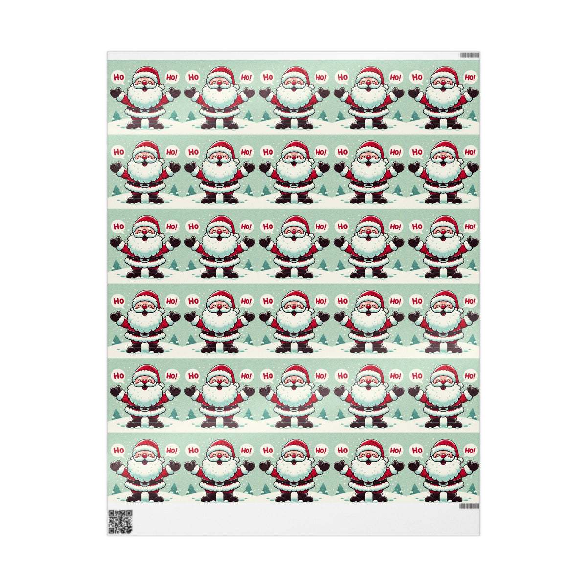 Santa Ho Ho Wrapping Paper – Spread Holiday Cheer with Every Gift