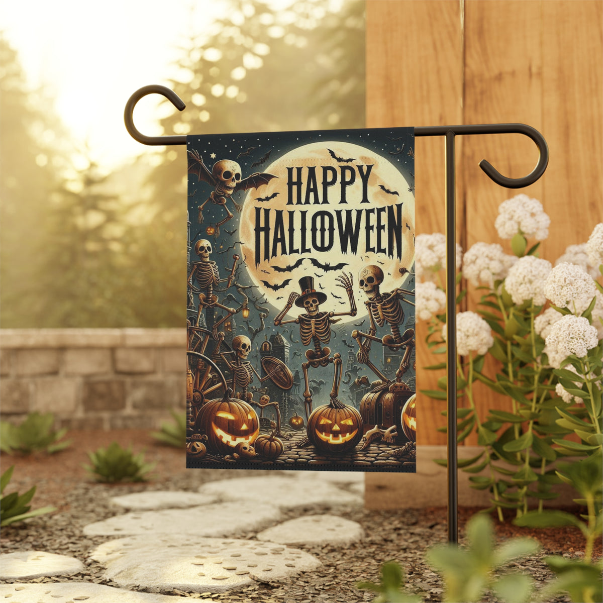 Elevate Your Space with Spooktacular Halloween Garden Banners