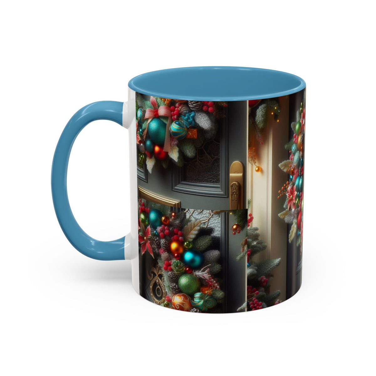 Christmas Wreath Coffee Mug – Sip the Holiday Spirit in Style!