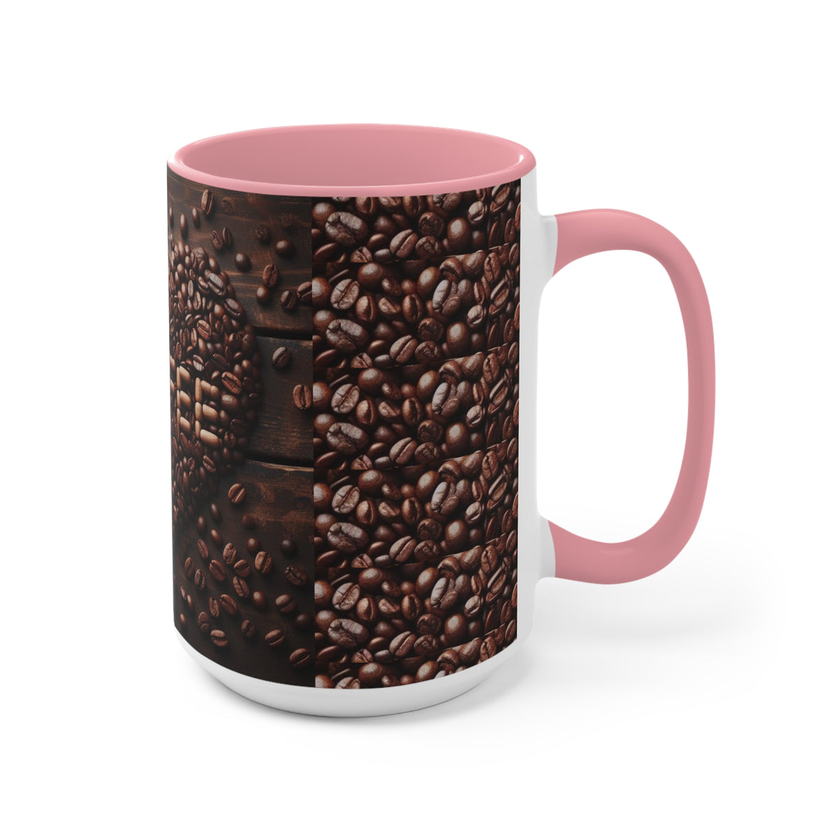 Coffee Bean Heart Accent Mugs - OLM Store