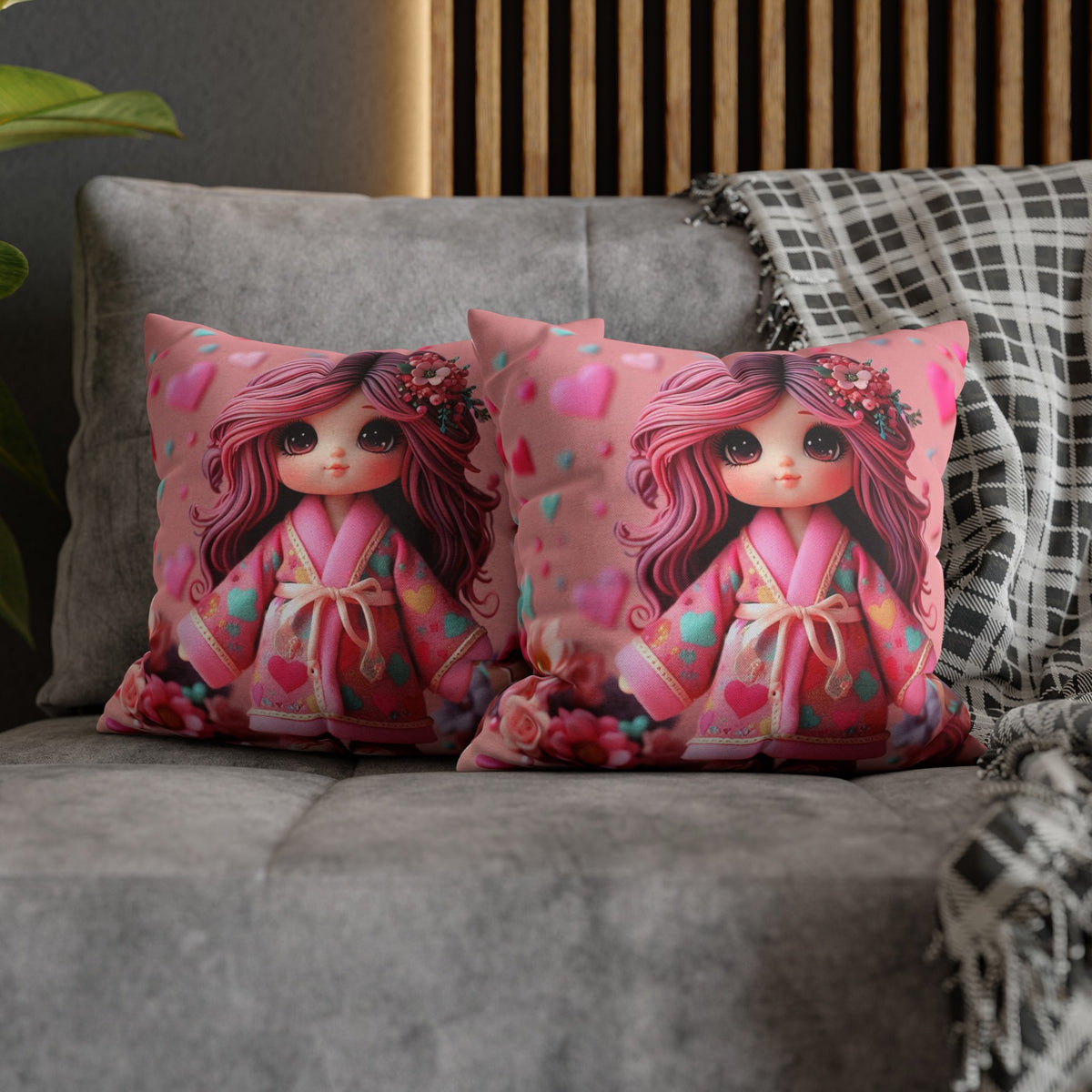 Spun Polyester Square Pillowcase - OLM Store