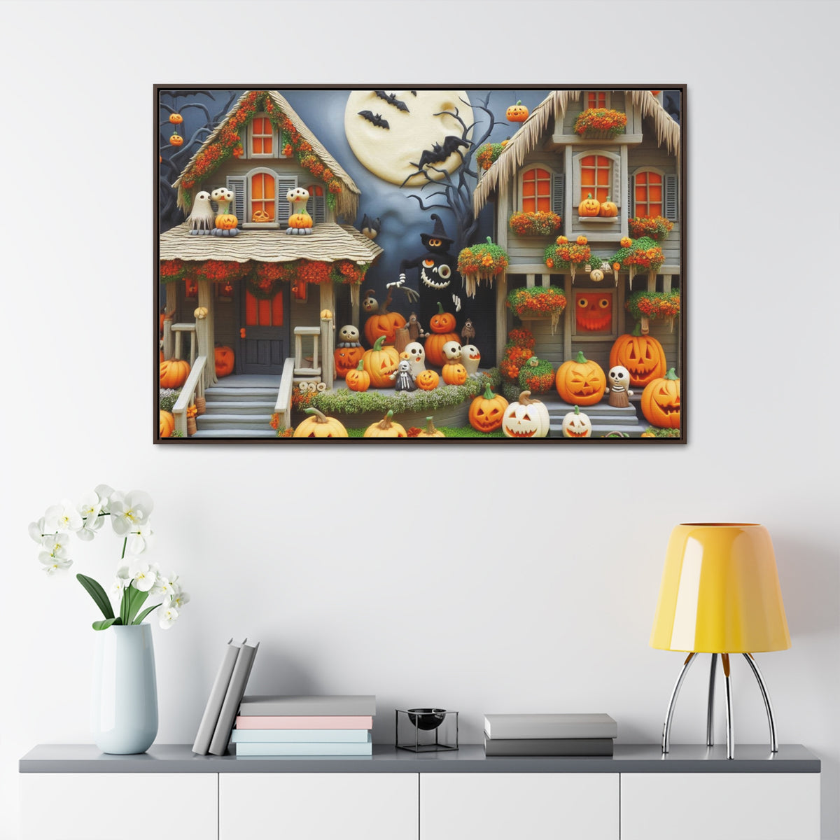 Enchanting Canvas Art for Halloween - Horizontal Gallery Wraps