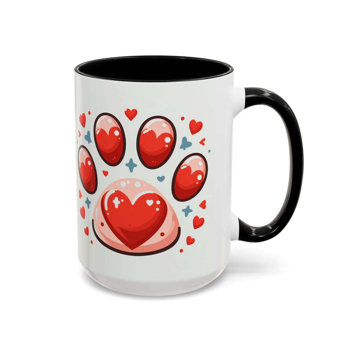 Dog Paw Coffee Accent Coffee Mug (11, 15oz) - OLM Store