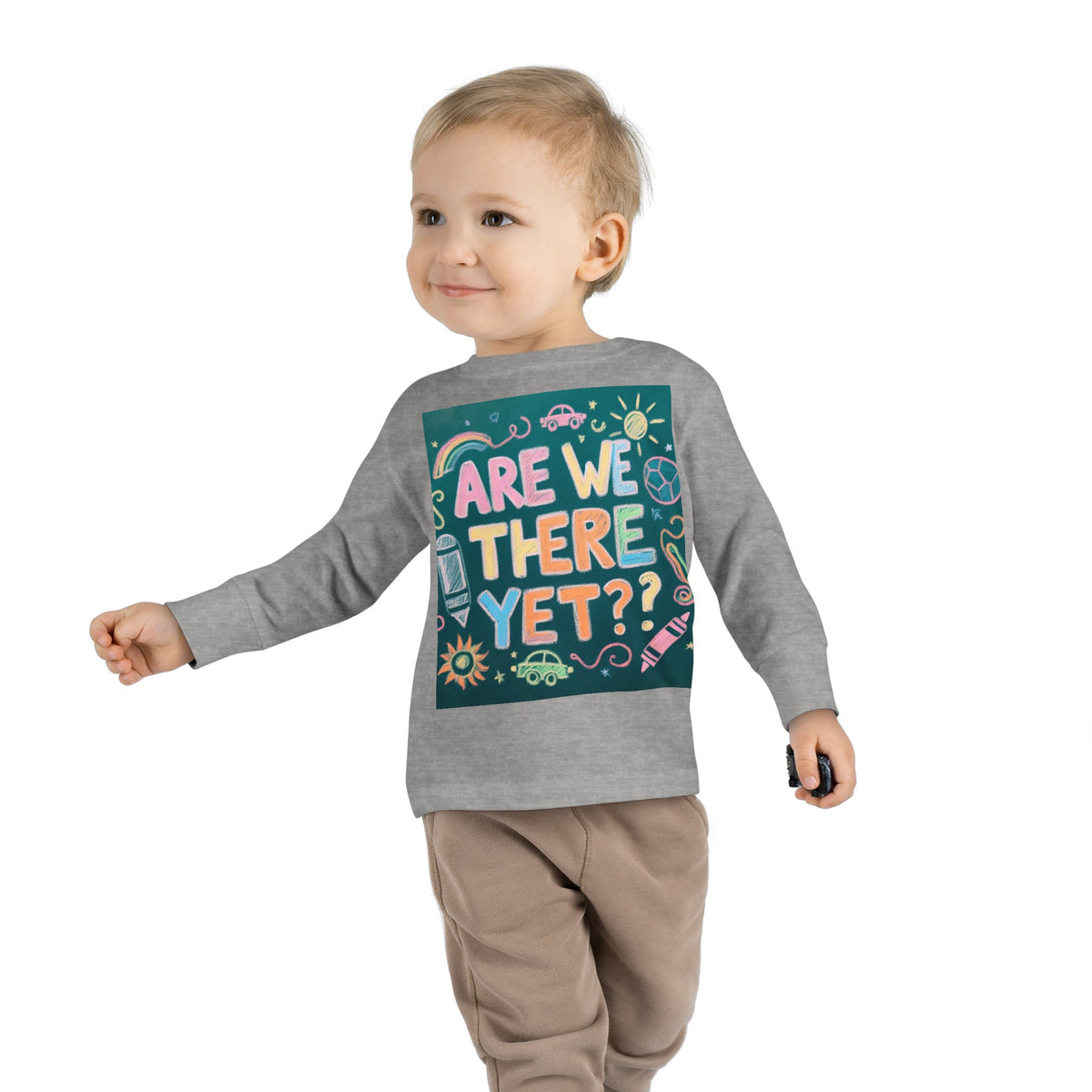 “Are We There Yet?” Toddler Long Sleeve Tee - OLM Store