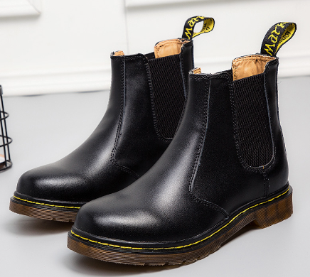 Elevate Your Style with Women's Leather Block-Heel Boots