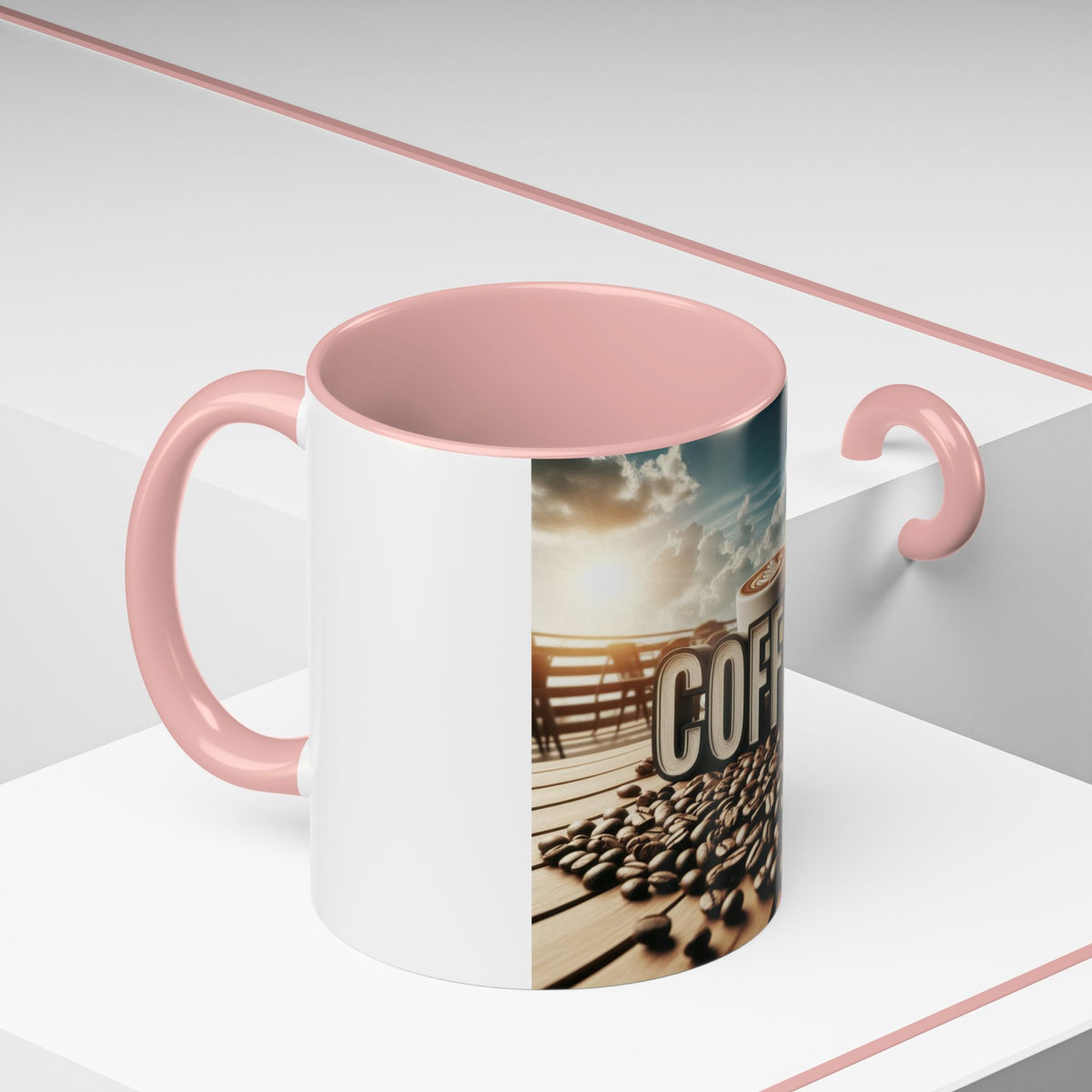 Coffee Beans Accent Coffee Mug (11, 15oz) - OLM Store