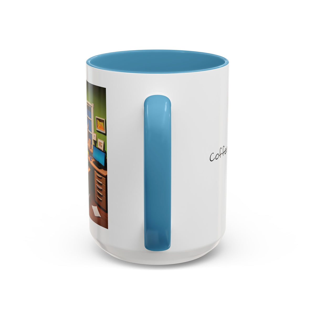 “Coffee: Because Adulting is Hard"  Accent Coffee Mug (11, 15oz) - OLM Store