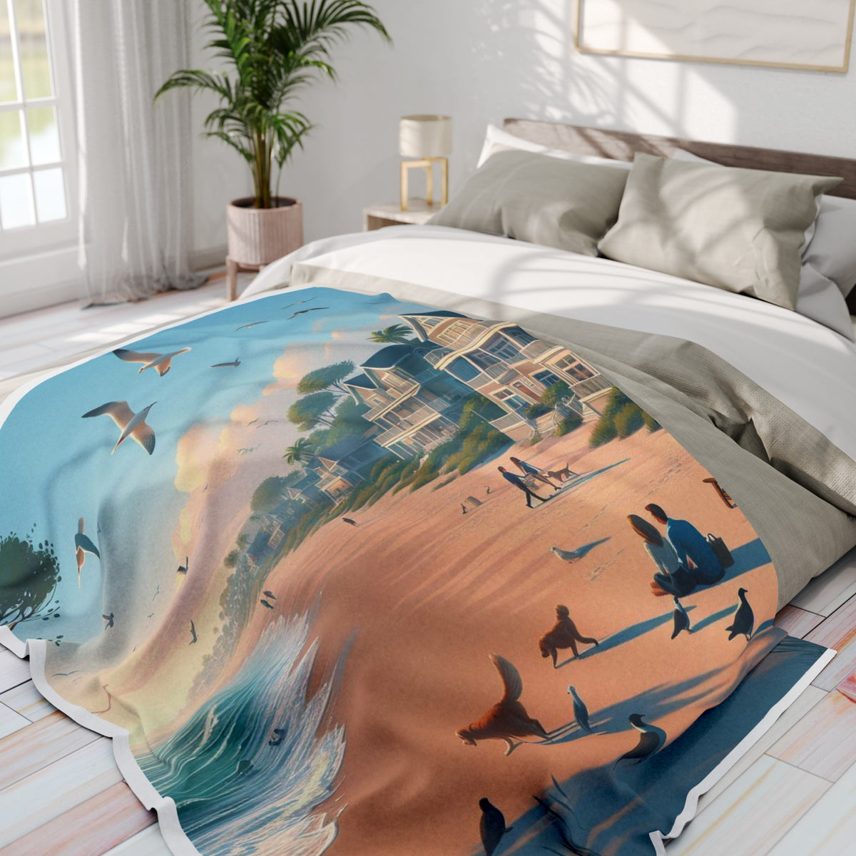 Beachfront Fleece Blanket - OLM Store