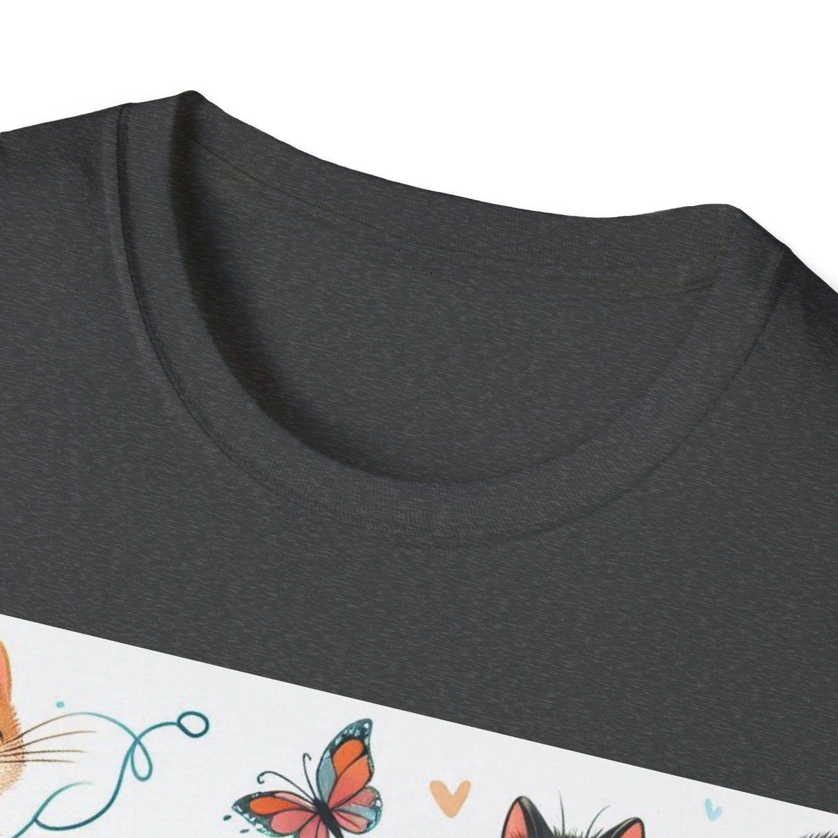 Purr-fect Comfort for Cat Lovers: Unisex Soft-Style T-Shirt - OLM Store