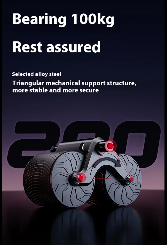 Transform Your Core Strength with the Automatic Rebound Abdominal Wheel