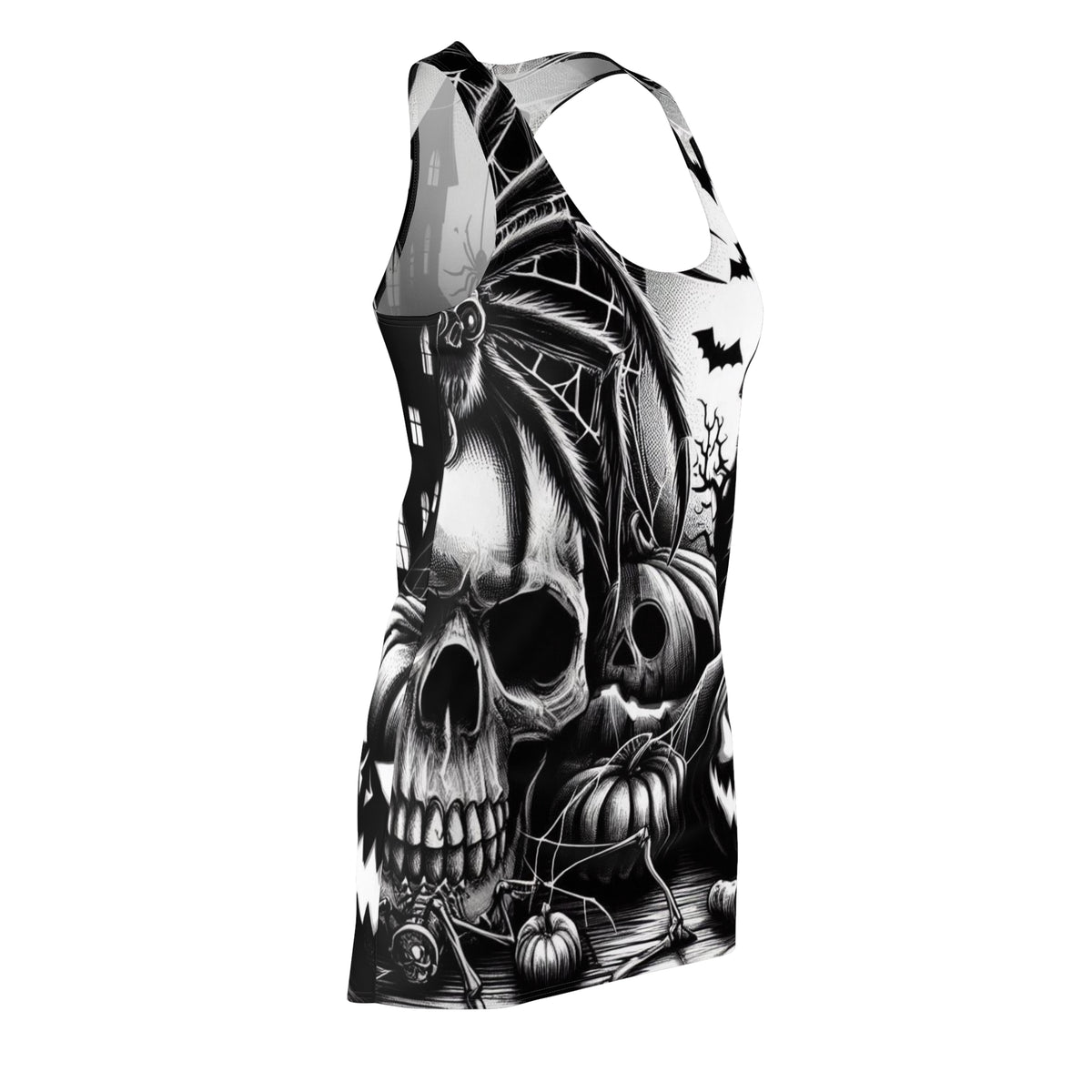 Chic Women's Racerback Halloween Dress – Your Go-To for Effortless Style and Festive Fun