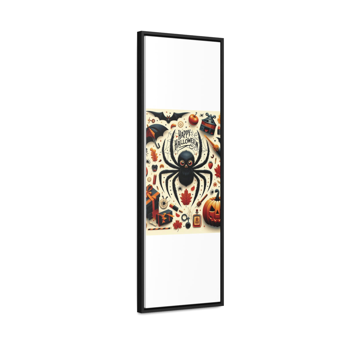 Halloween Canvas Wall Art - Vertical Gallery Wrap for Spooky Decor