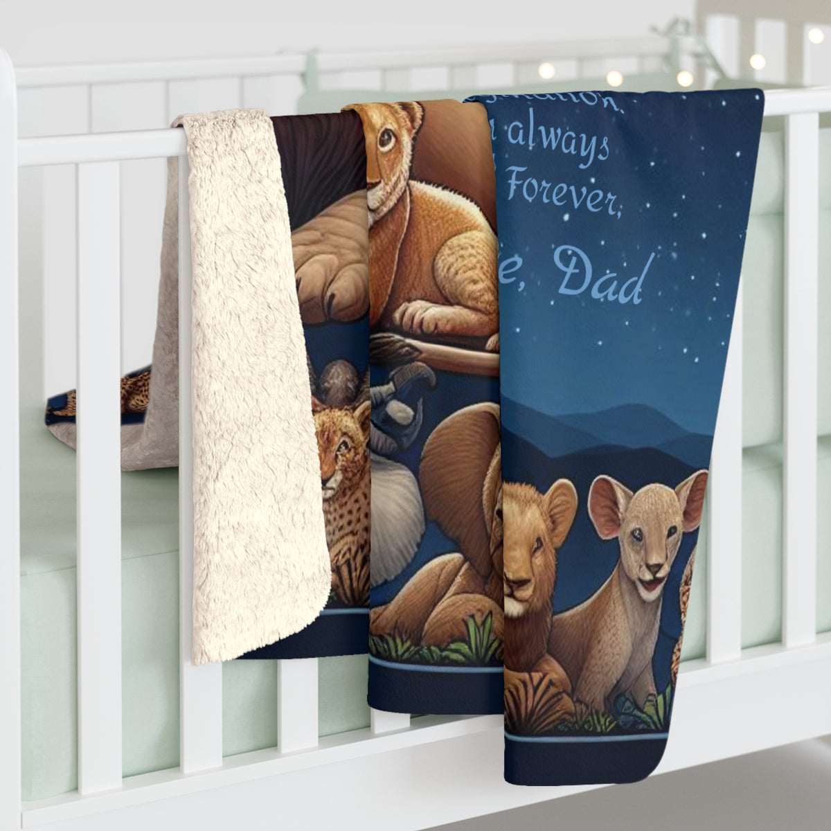 "Cheering You On" Sherpa Fleece Blanket - OLM Store