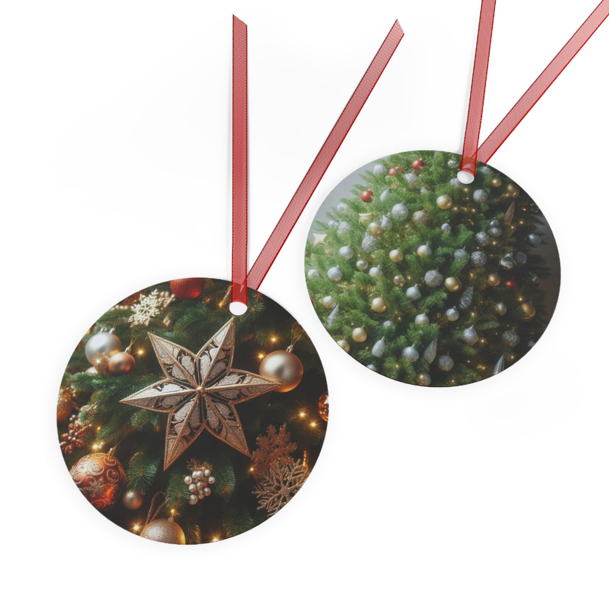 Durable Metal Christmas Ornaments - Add a Personal Touch to Your Holiday Decor