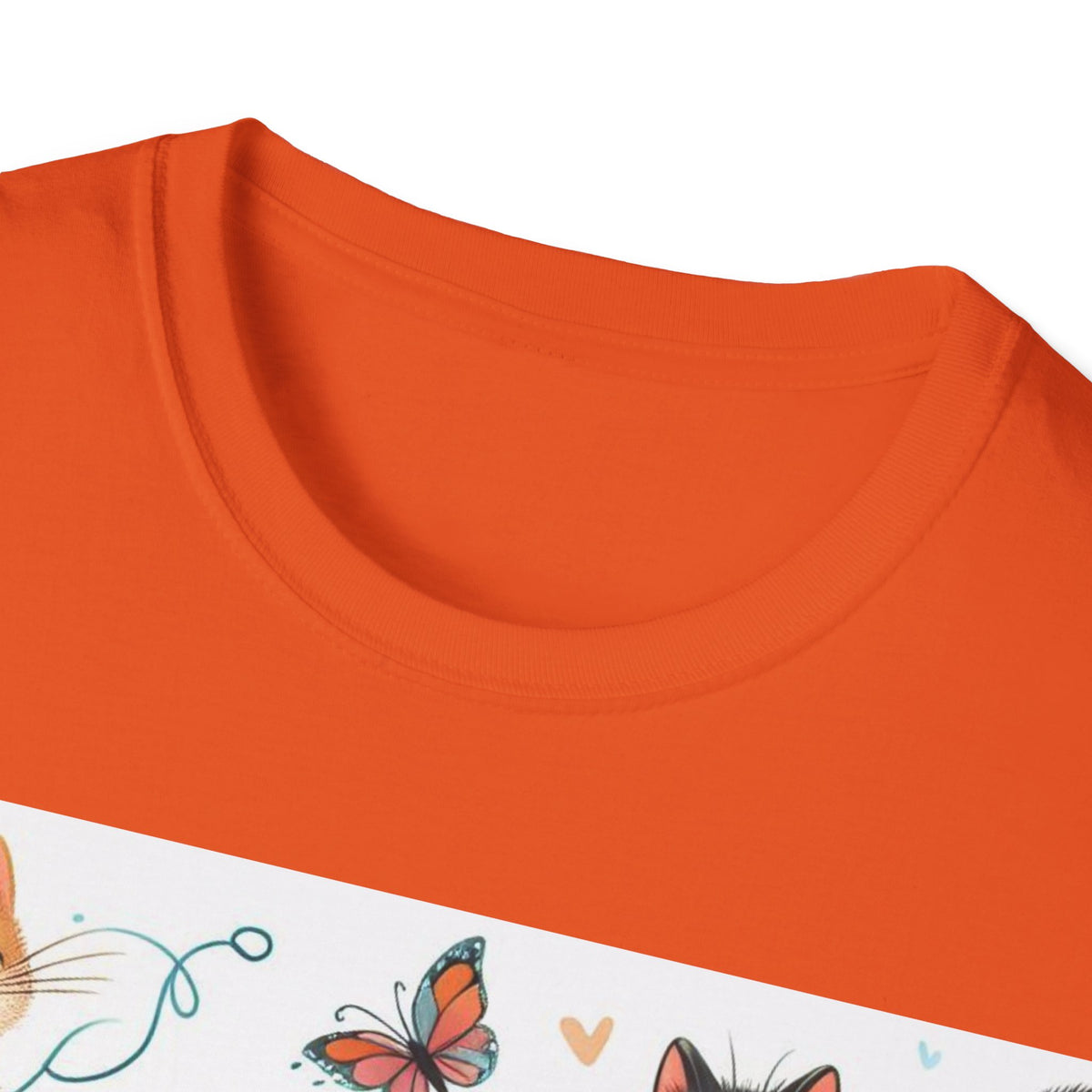 Purr-fect Comfort for Cat Lovers: Unisex Soft-Style T-Shirt - OLM Store