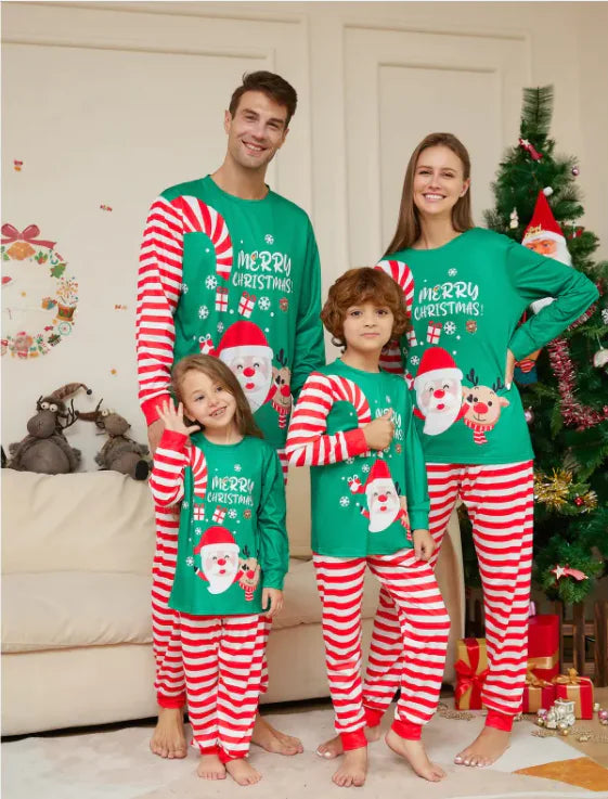Santa Family Sleepwear Set – Cozy Pajamas for Holiday Magic