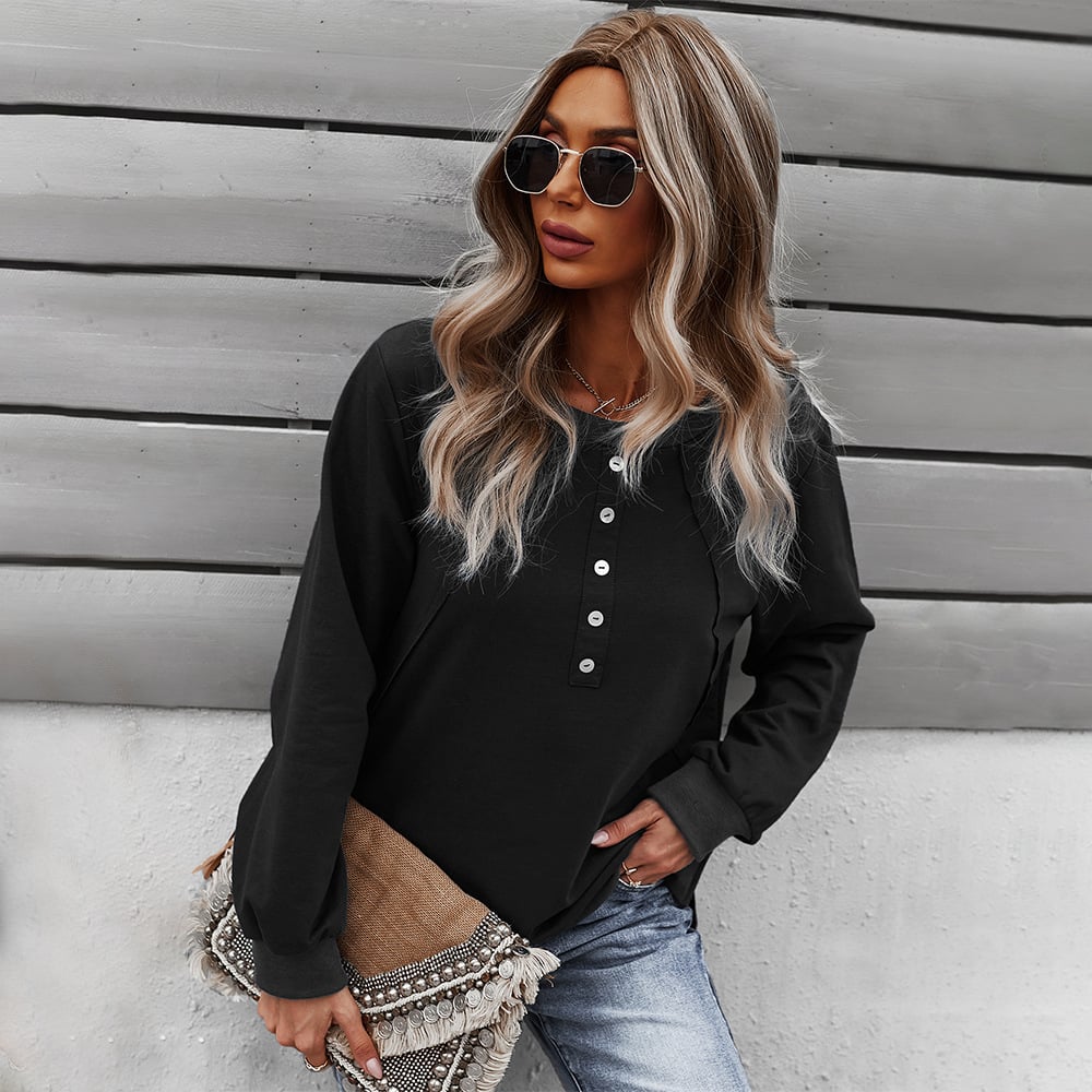 Women’s Slim-Fit Round-Neck Pullover Sweater