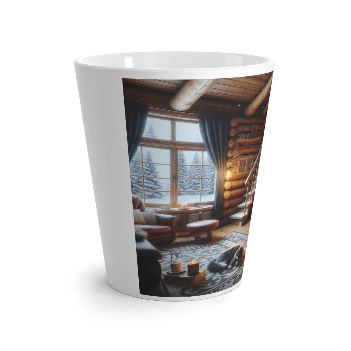 Log Cabin Latte Mug - OLM Store