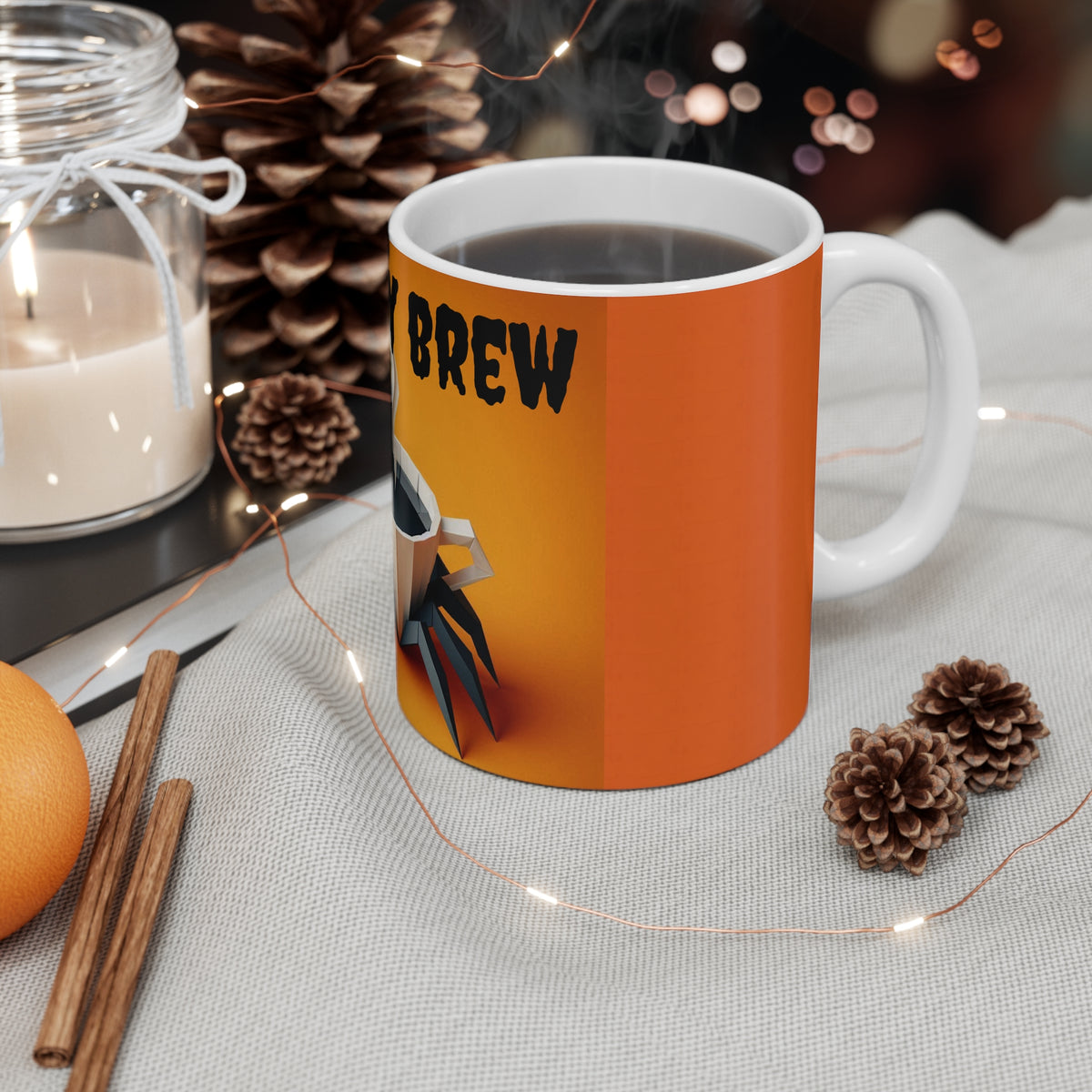 Halloween Ceramic Mug - 11oz Spooky Brew for Every Sip!