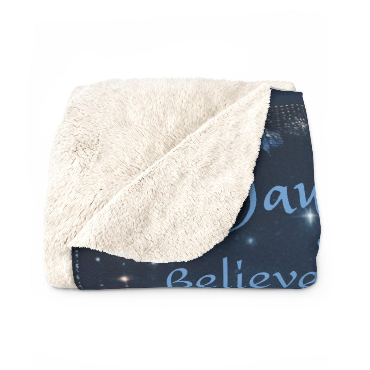 “Believe in Yourself” Sherpa Fleece Blanket - OLM Store