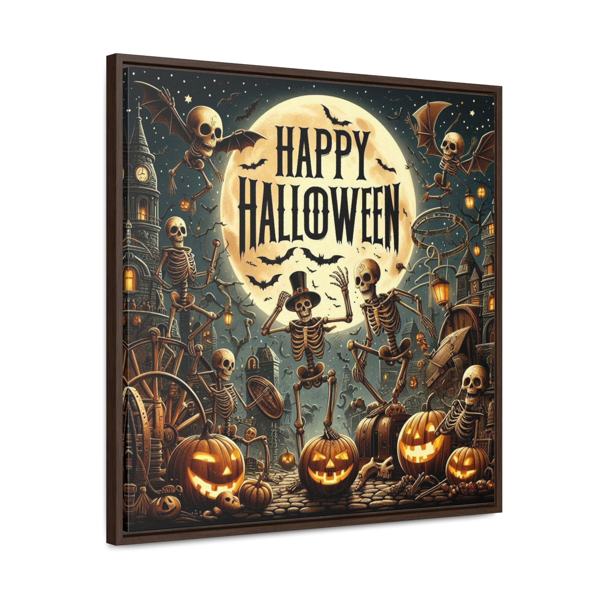 Elevate Your Décor with Square Framed Gallery Canvas Wraps