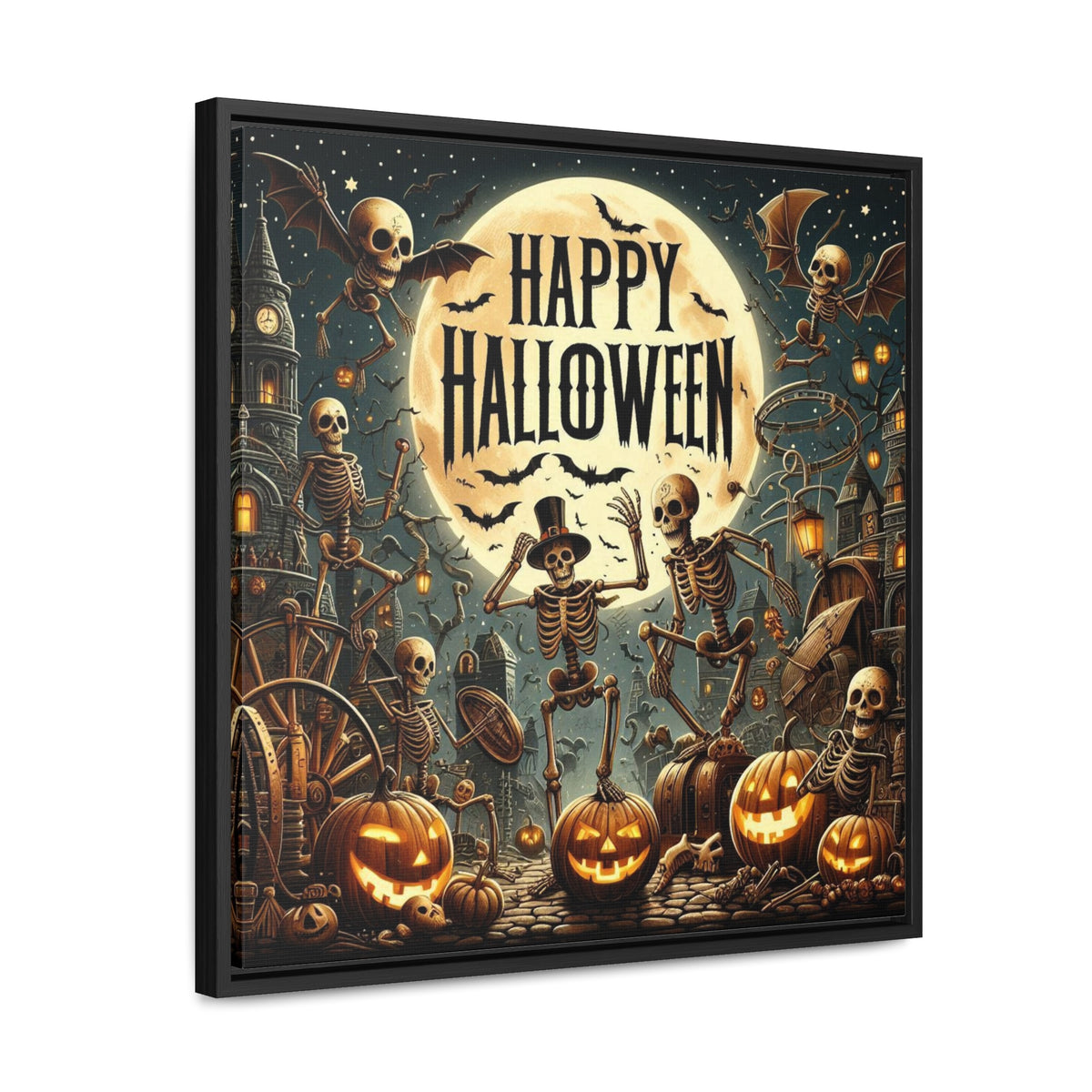 Elevate Your Décor with Square Framed Gallery Canvas Wraps