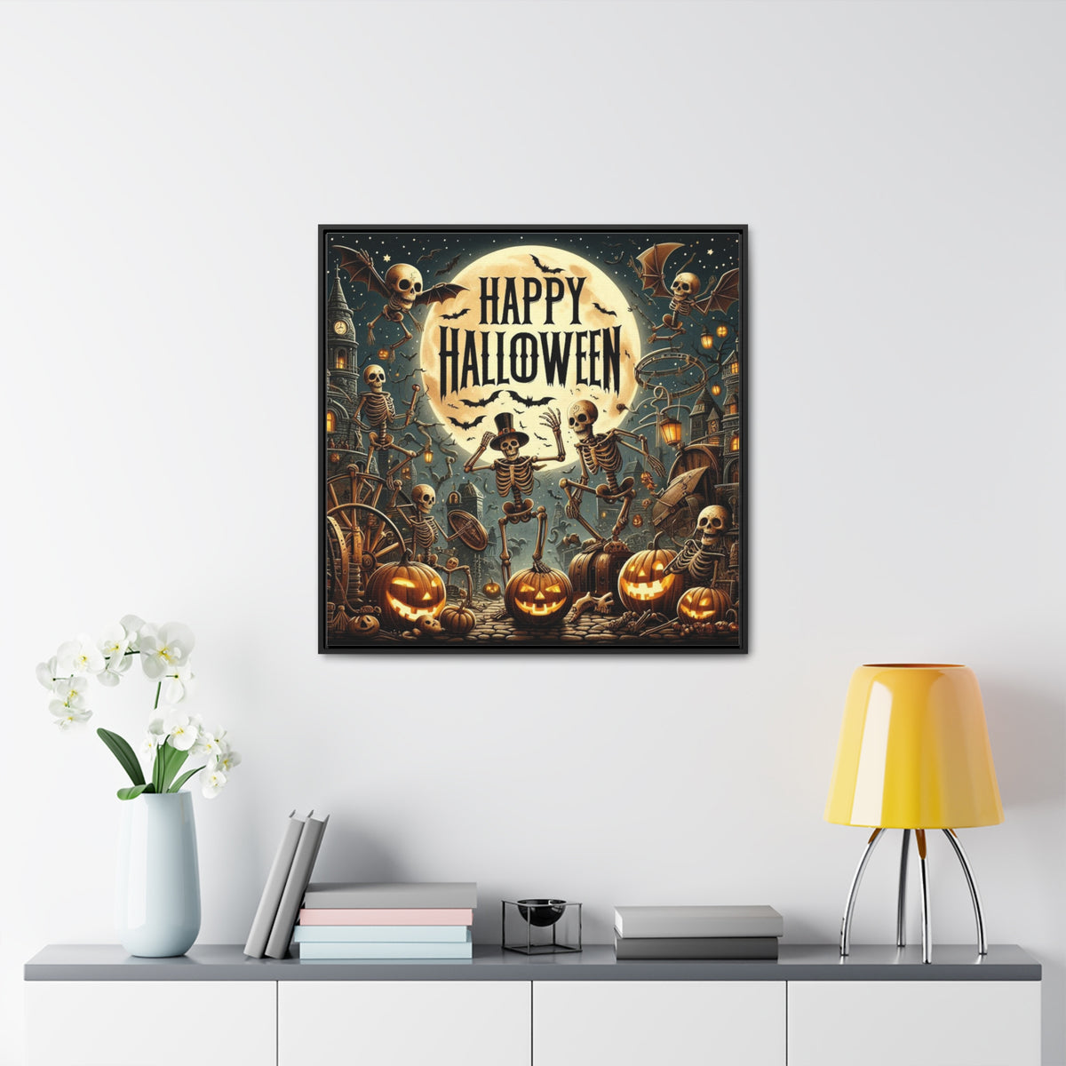 Elevate Your Décor with Square Framed Gallery Canvas Wraps